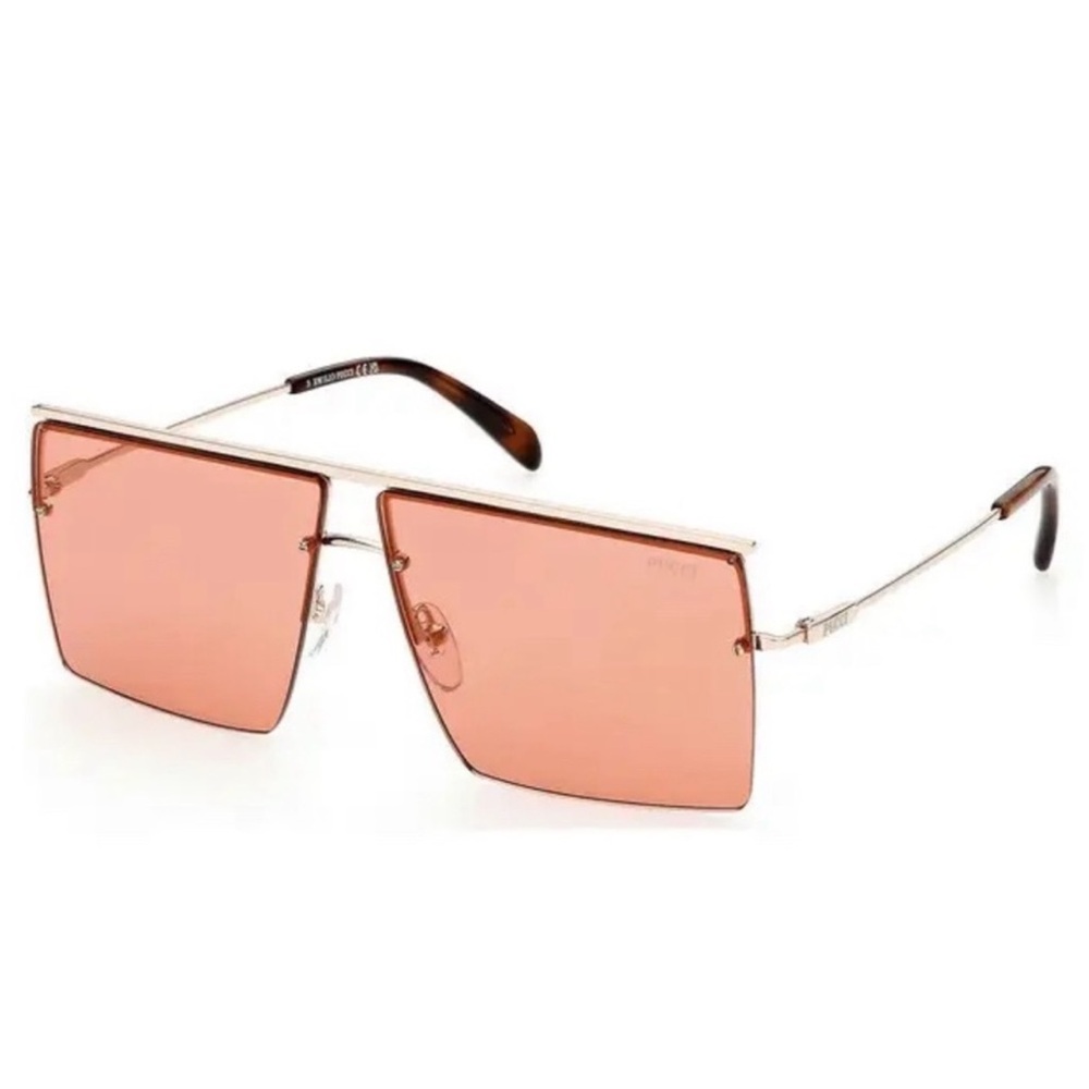 Emilio Pucci Pink Square Sunglasses - Picture 3 of 6